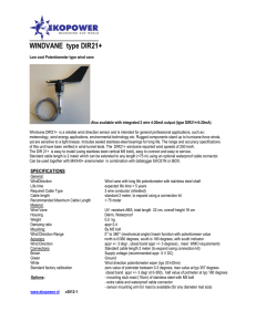 WINDVANE type DIR21+