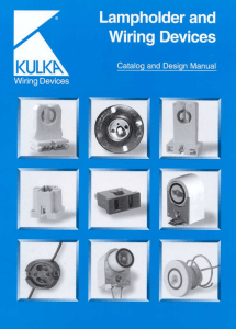 Kulka Lampholder and Wiring Devices Catalog