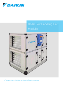 DAIKIN Air Handling Unit Modular