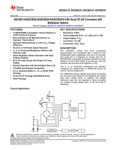 ADC0831/832/834/838 8-Bit Serial I/O ADCs w