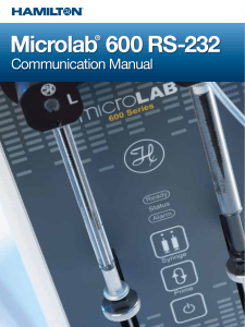 Microlab® 600 RS-232