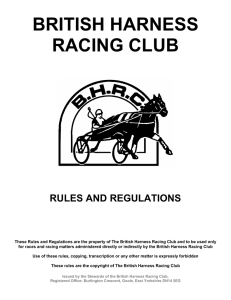 BRITISH HARNESS RACING CLUB