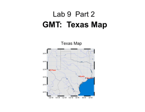GMT: Texas Map