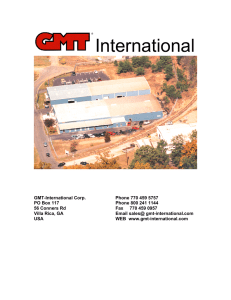 Technical Info - GMT International