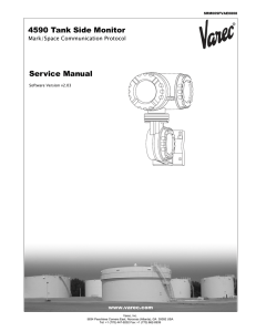 4590 TSM (v2.03) Service Manual for Mark/Space Communications