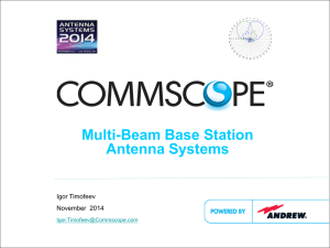 Multi-Beam Base Station Antenna Systems