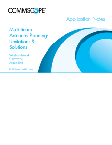Multi Beam Antenna Planning