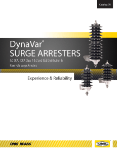 DynaVar® SURGE ARRESTERS