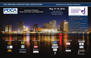 20th Annual International Conference and Expo May 17
