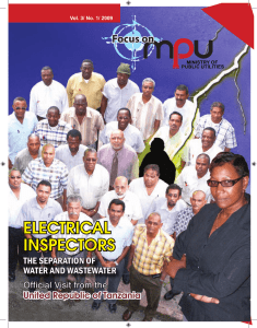 electrical inspectors - Ministry of Public Utilities