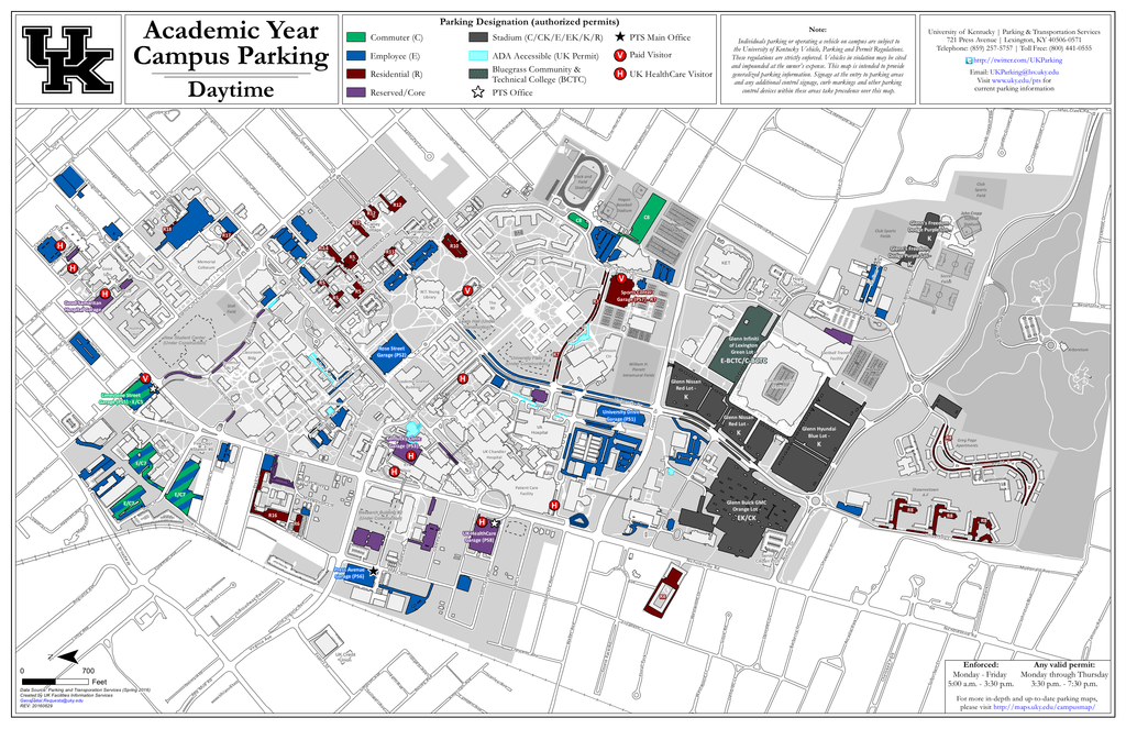 U Of M Parking Map - Maps For You