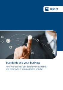 Standards and your business - CEN