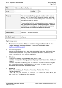 NZQA registered unit standard 2935 version 5 Page 1 of 3 Title