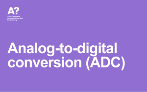 digital-to-analog conversion