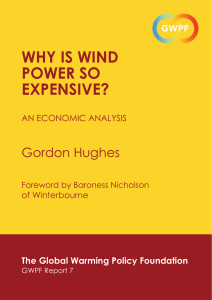 Why is Wind poWer so expensive?