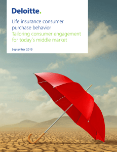 Life insurance consumer purchase behavior