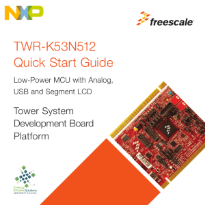 TWR-K53N512-KIT Quick Start Guide