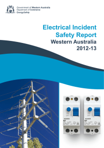 Electrical Incident Safety Report Western Australia 2012-13