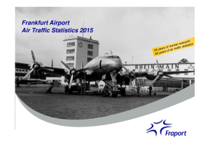 Frankfurt Airport Air Traffic Statistics 2015