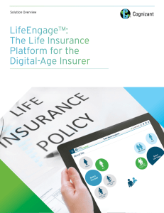 LifeEngage™: The Life Insurance Platform for the Digital