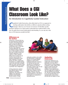 What Does a CGI Classroom Look Like?