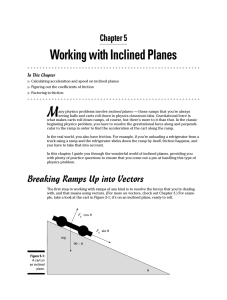 Chapter 5: Working with Inclined Planes