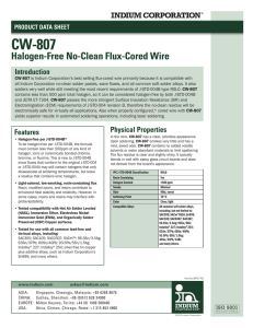 CW-807 Flux-Cored Wire 98757 R2