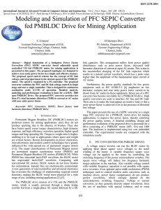 Modeling and Simulation of PFC SEPIC Converter fed PMBLDC