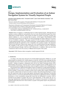 Design, Implementation and Evaluation of an Indoor Navigation