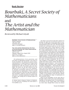 Bourbaki - American Mathematical Society