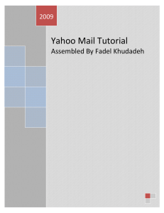 Yahoo Mail Tutorial - Engineer Fadel Khudadeh