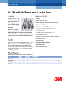 3M™ Silicon Nitride Thermocouple Protection Tubes