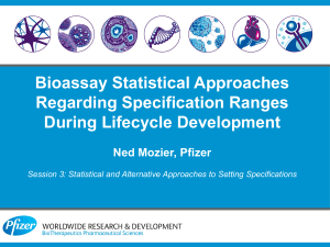 Bioassay Statistical Approaches Regarding Specification Ranges