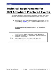 Technical Requirements for IBM Anywhere