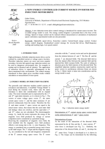 a new energy controlled current source inverter fed induction motor