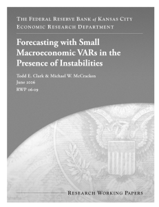 Forecasting with Small Macroeconomic VARs in the Presence of