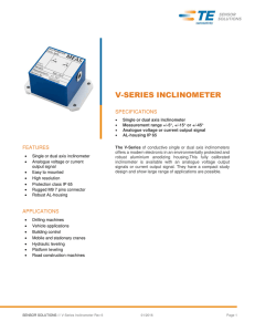 V-Series Inclinometer