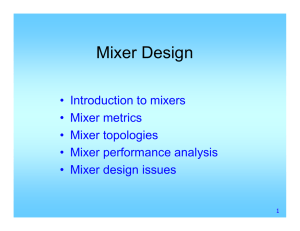 Mixer Design