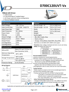 D700C120UVT-Vx - Universal Lighting Technologies