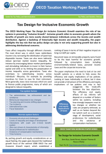 Tax Design for Inclusive Economic Growth