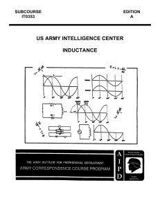 us army intelligence center inductance