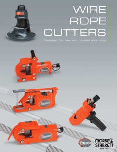 WIRE ROPE CUTTERS