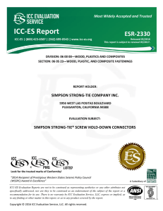 ESR-2330 - ICC-ES