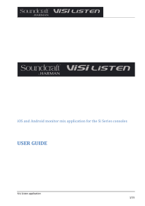 ViSi Listen User Guide