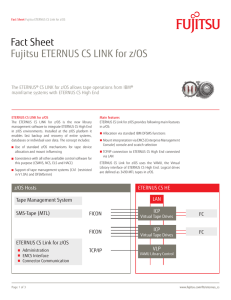 Fact Sheet Fujitsu ETERNUS CS LINK for z/OS