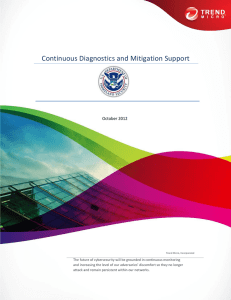 Continuous Diagnostics and Mitigation