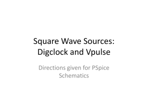 Square Wave Sources in PSpice