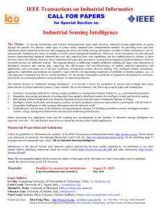 Industrial Sensing Intelligence - IEEE Transactions on Industrial