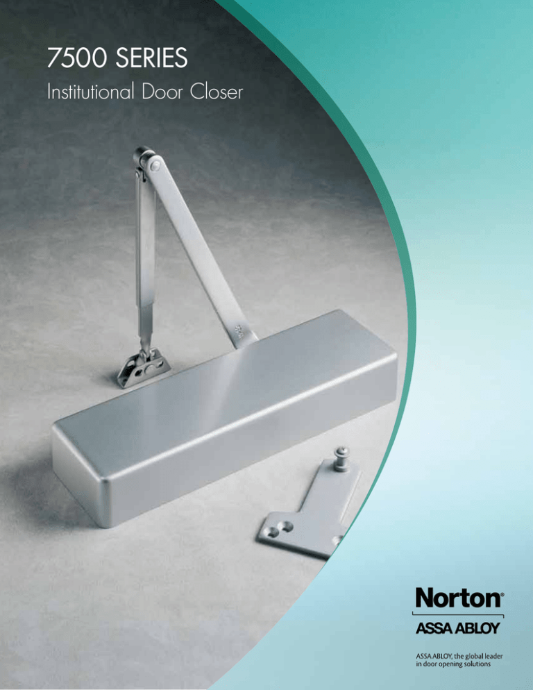 7500 series Norton Door Controls