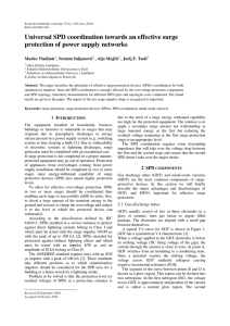 Universal SPD coordination towards an effective surge protection of